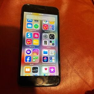 Apple iPhone Black Front Screen with Home Button